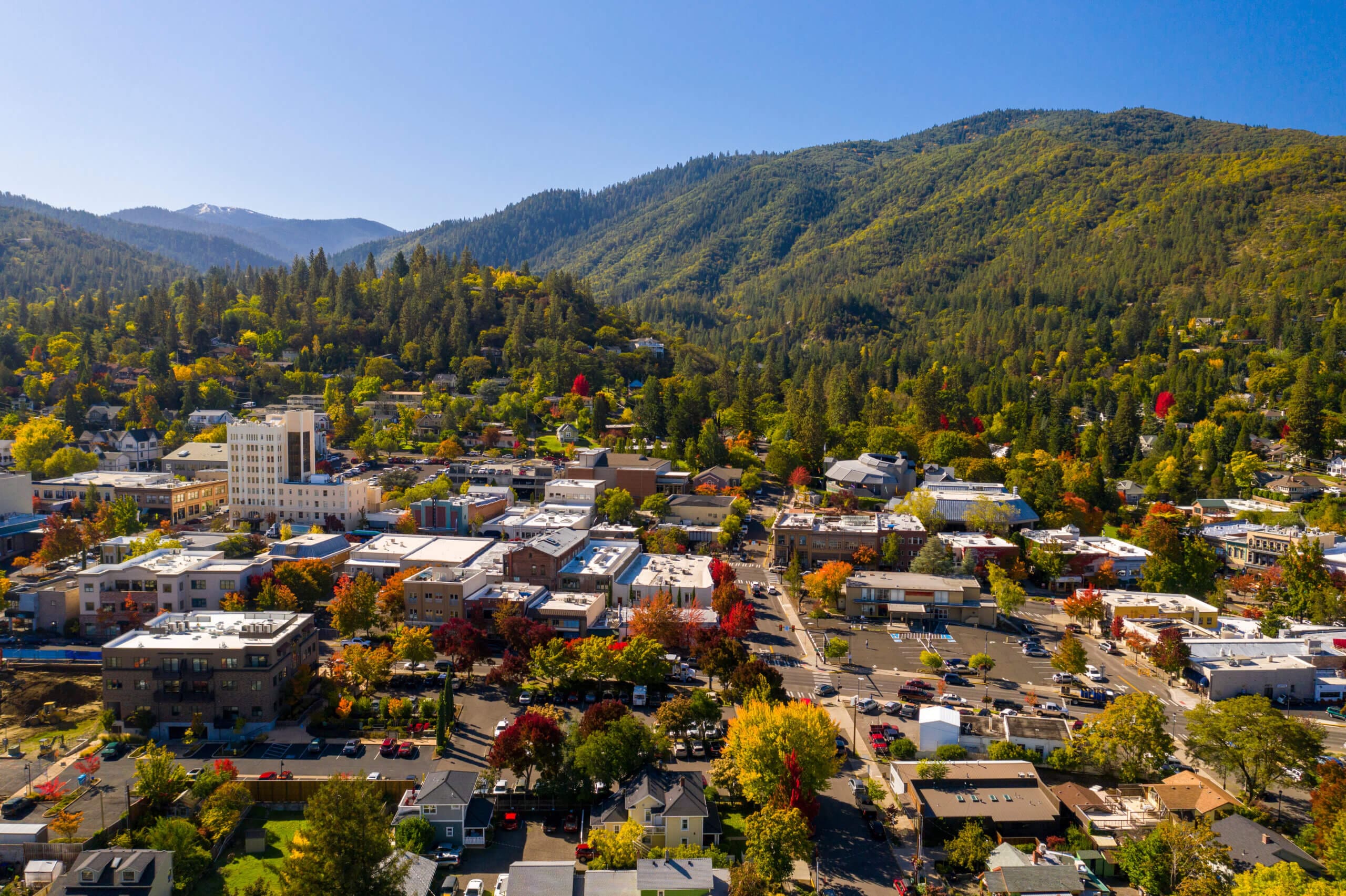 homes in southern oregon ashland The beautiful city of Ashland.